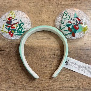 Snowing Mickey Winter Disney Ears